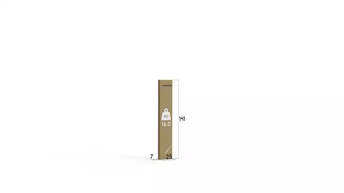 Sposób pakowania dla Drewniany stelaż do łóżka młodzieżowego DALLAS 140 cm