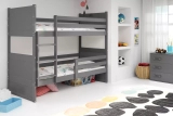 Ifjúsági emeletes ágy RICO 90X200, grafit