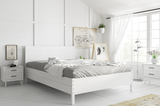 Hálószoba ágy 140x200 - Continental fehér emelőkerettel