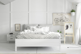 Hálószoba ágy 160x200 - Continental fehér emelőkerettel