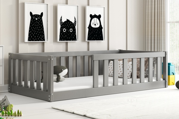 Gyermek egyemeletes ágy 90x190 - Bella Sima grafit